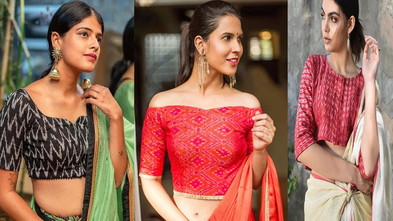 Latest Trendy Pochampally Blouse Designs Ideas||Pochampalli Blouse Designs For Summers - YouTube