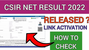 CSIR UGC NET Results 2022🔥|CSIR NET Results 2022|csir net cut off|csir ugc Net cut off 2022|#csirnet