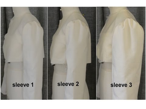 pattern Making Tutorial: How to draw puff sleeves - YouTube