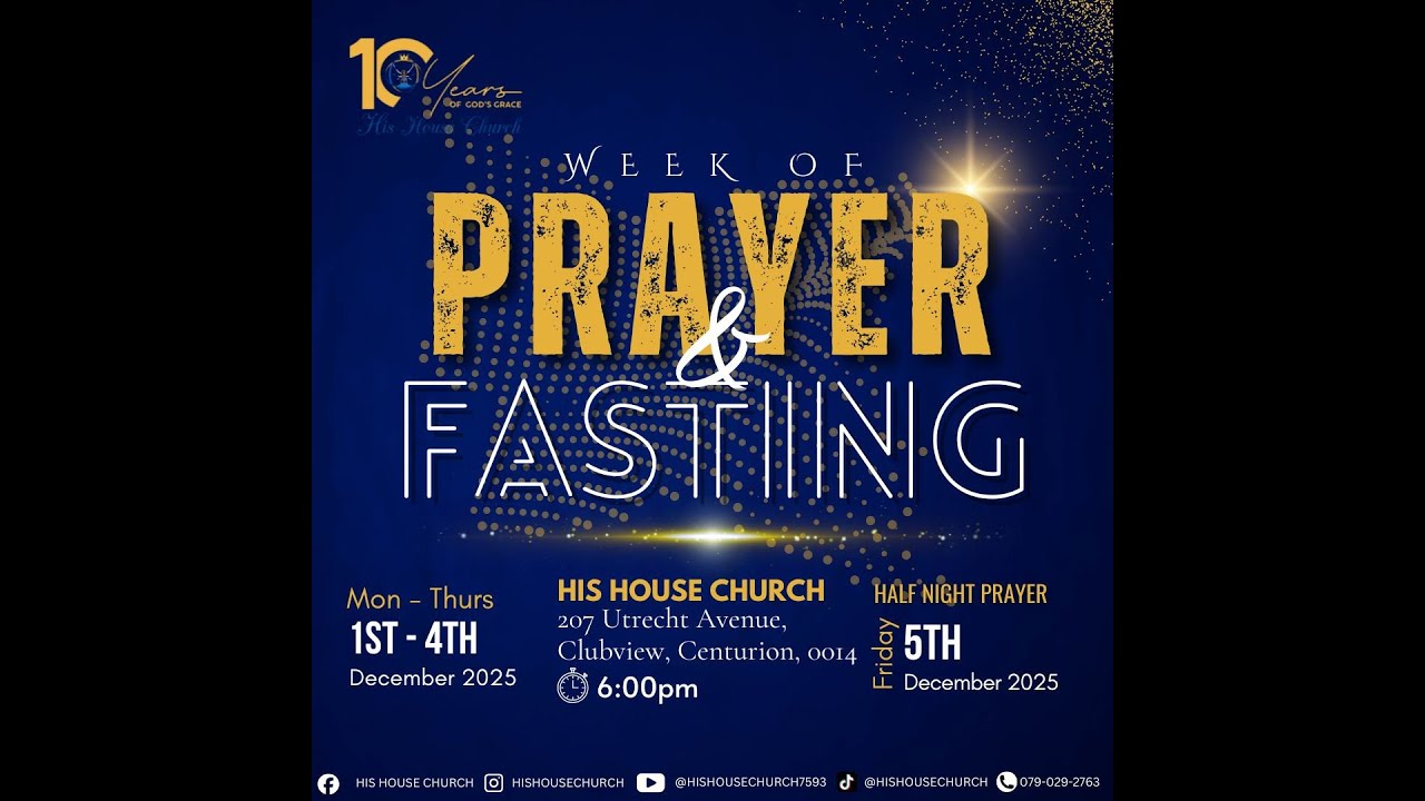 January Week of Fasting and Prayer - Day 4