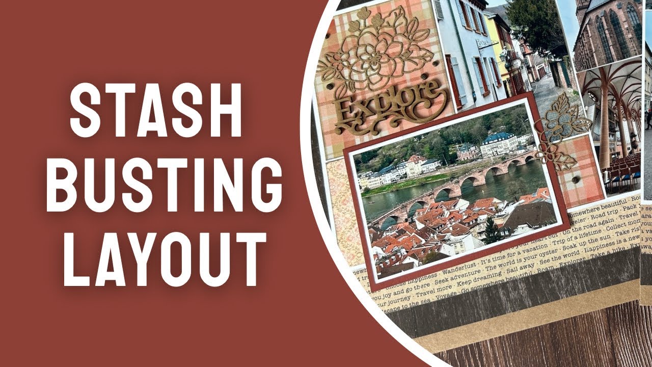 Using My Stash to Scrapbook Travel! 