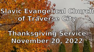 2022-11-20 Thanksgiving Service