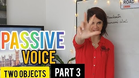Learn English: Grammar- PASSIVE VOICE WITH TWO OBJECTS (Part 3)
