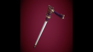 Arcane Viktor Cane Modeling Time Laps