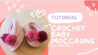 Crochet Baby Moccasins for Beginners