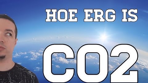 Hoe erg is CO2 nu echt?  #klimaat #klimaatwet