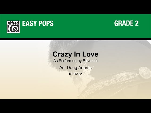 Crazy in Love, arr. Doug Adams - Score & Sound