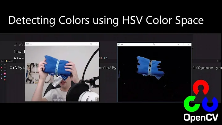 Detecting colors (Hsv Color Space) - Opencv with Python