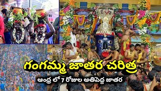 గంగమ్మ జాతర || Gangamma Jathara || ఆంధ్రప్రదేశ్ లో అత్తిపెద్ద జాతర || 7 రోజుల జాతర