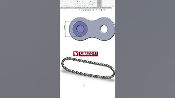 Chain design in solidworks| How to design chain in solidworks #shorts #cad #solidworks #autocad
