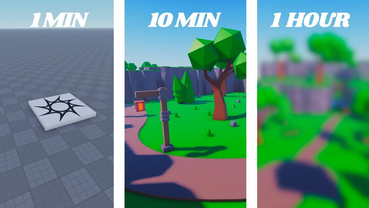 I made a map in 1 min vs 10 min vs 1h THE END IS SHOCKING - YouTube