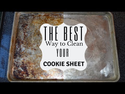 How to clean your baking sheets I Cleaning your cookie sheets