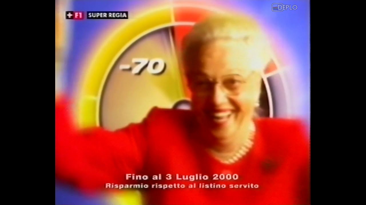 9/4/2000 - Tele+ F1 Super Regia - Sequenza spot pubblicitari e promo ...