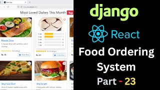 Django + React Project #23 (Hindi) | Search Page UI Design | Food Ordering System