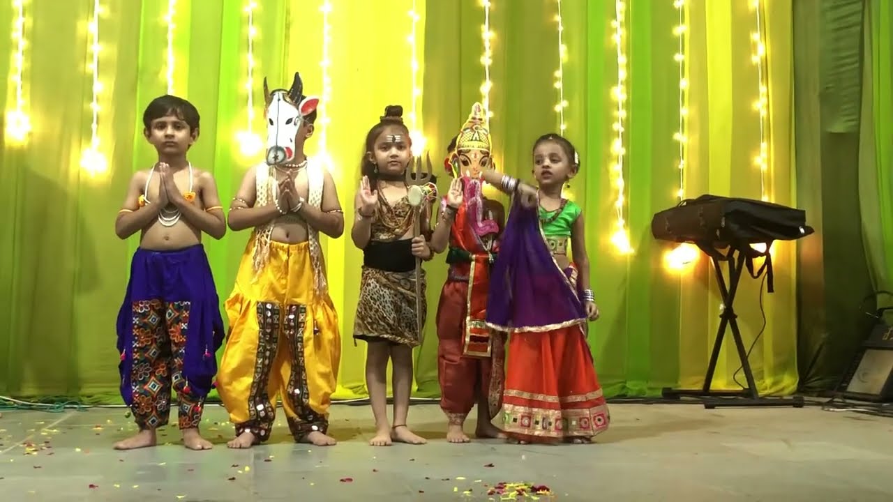 SAANVI as Lord SHIVA | Ganesh Chaturthi Special kids’ Drama |How Lord Ganesha got his Elephant Head?
