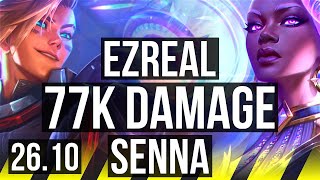 EZREAL & Lux vs SENNA & Viktor (ADC) | 77K damage | EUW Master | 26.10