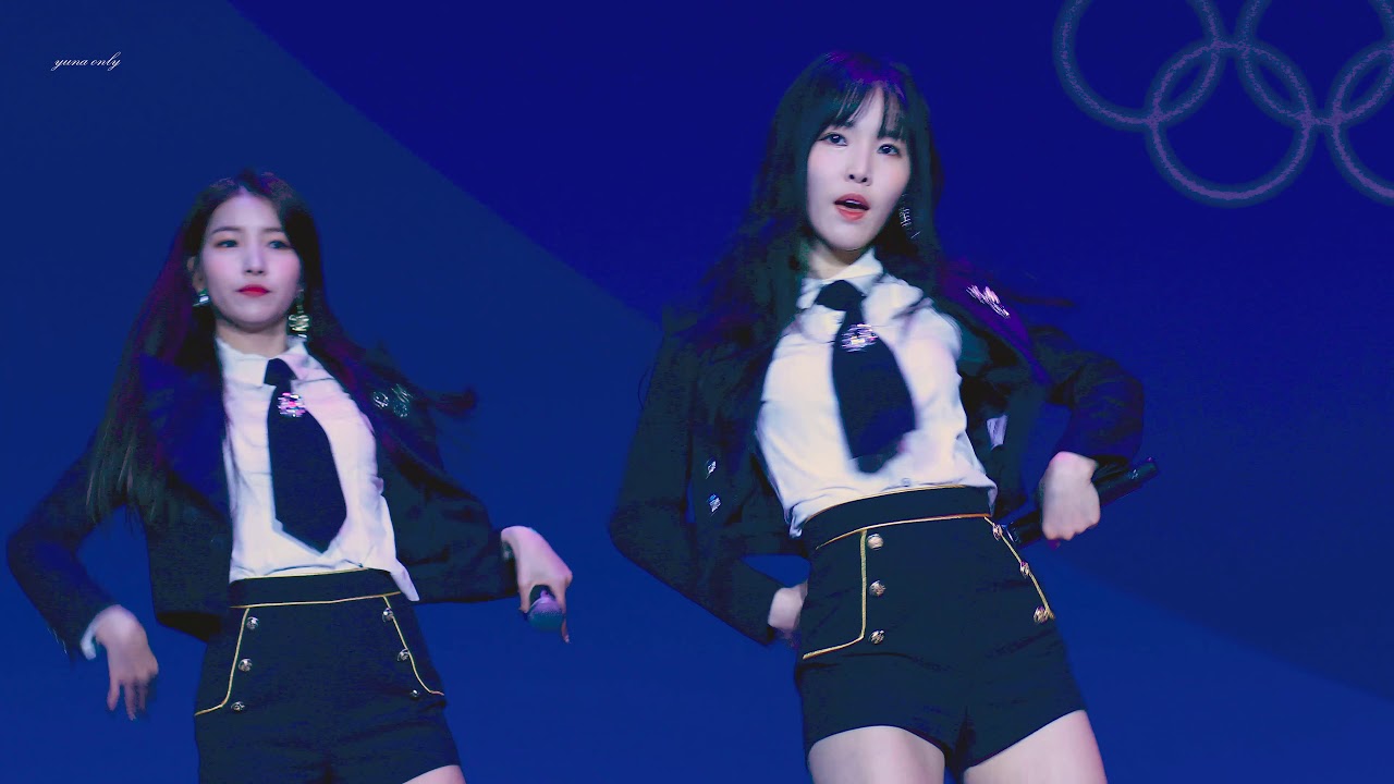 [4K] 180223 평창올림픽 헤드라이너쇼 유주(YUJU) Rainbow 직캠