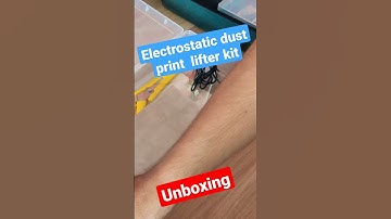 unboxing electrostatic dust lifter kit || you can easily lift footprint  from any surface