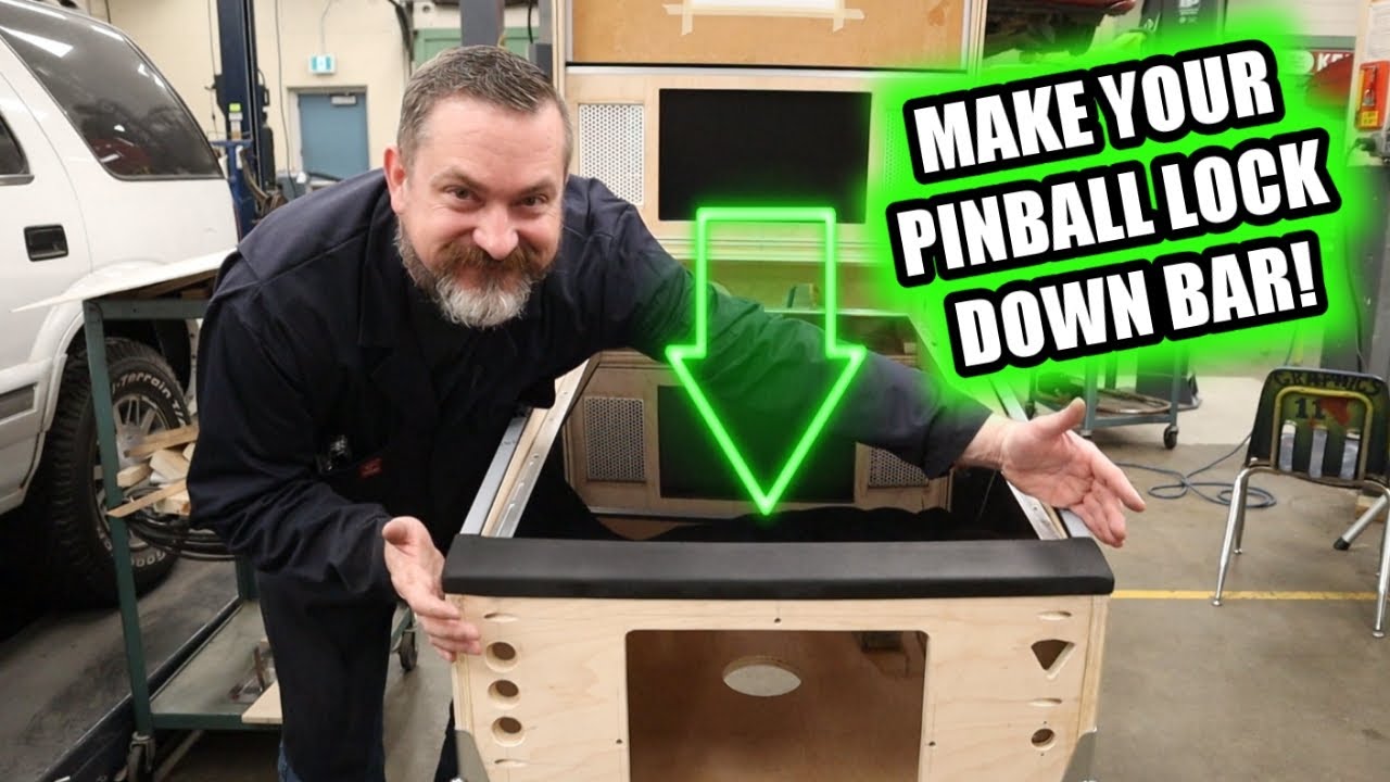 DIY virtual pinball lock down bar part 2 YouTube