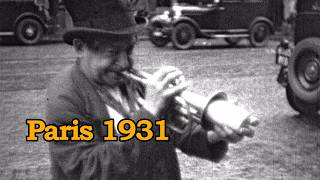 Paris 1931 - Street scenes (silent 16mm film)