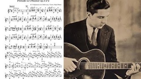 Eddie Lang - Prelude op 3 nº2 (Rachmaninoff) Transcription