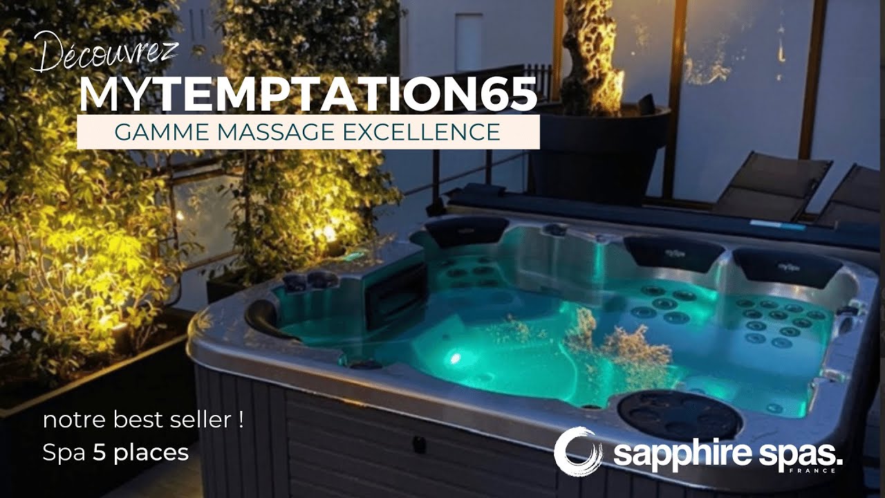 Découvrez notre best seller en spa encastrable 5 places : MyTemptation65.