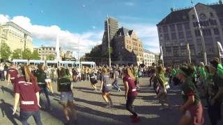 Flashmob Hogeschool van Amsterdam FBSV 2016