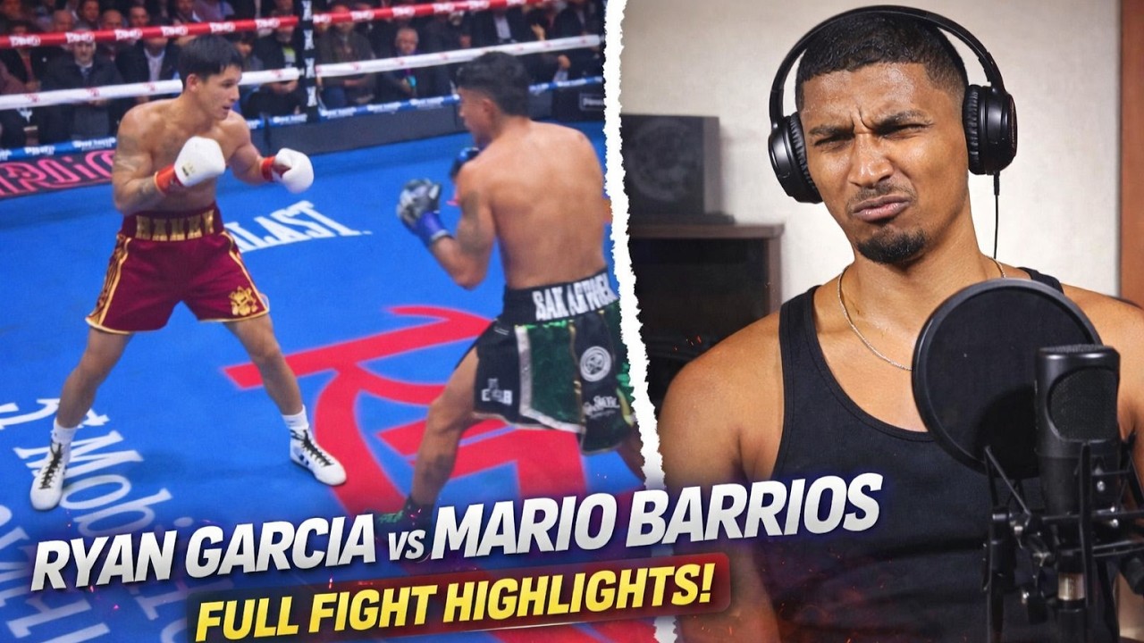 Ryan Garcia vs. Mario Barrios – FULL FIGHT HIGHLIGHTS [REACTION] - YouTube