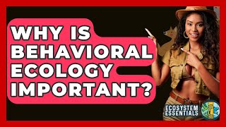 Why Is Behavioral Ecology Important? - Ecosystem Essentials