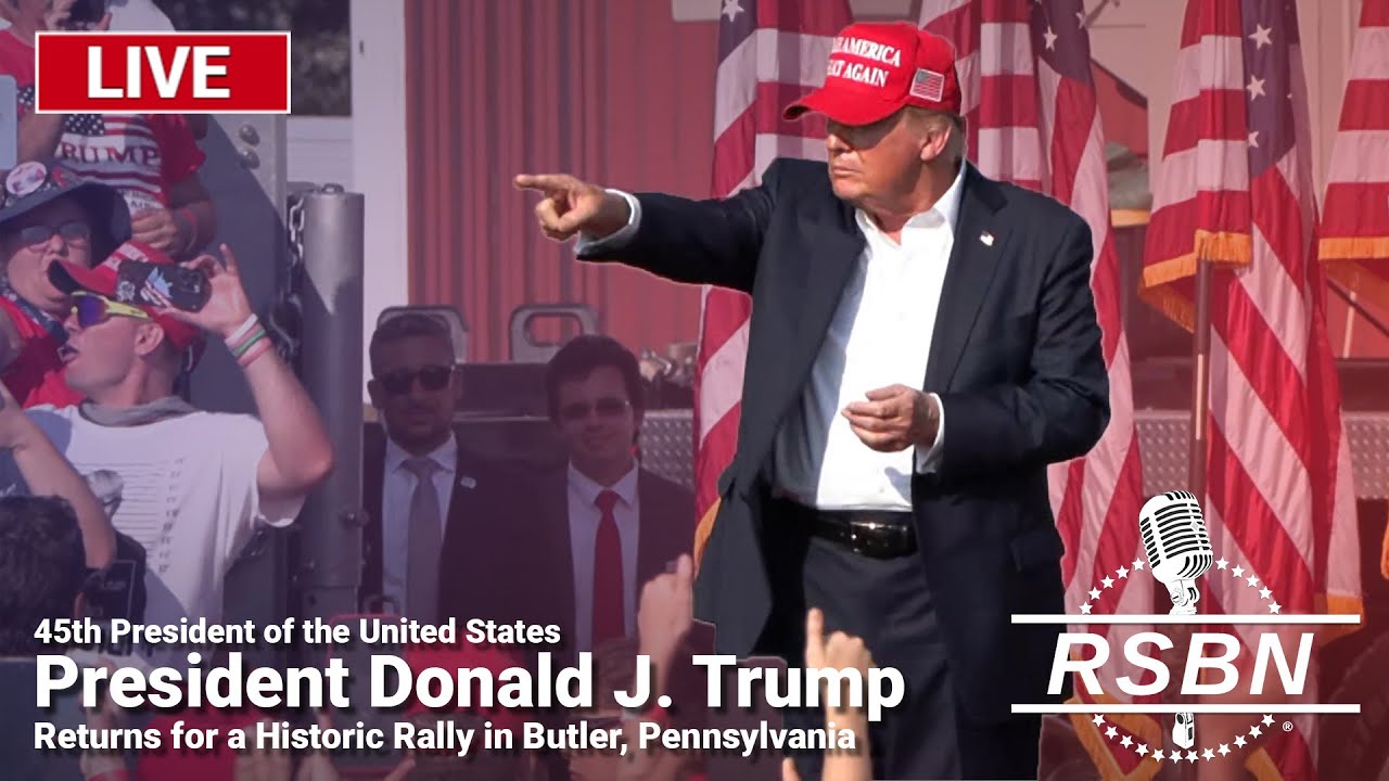 LIVE: President Trump Returns for a Historic Rally in Butler, Pennsylvania – 10/5/24