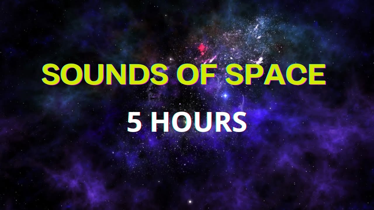 Sounds of space for sleeping or studying | White noise of a spaceship 5 ...