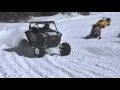 Polaris RZR Turbo Rocking Paddle tires in the SNOW at Coquahalla Lakes BC