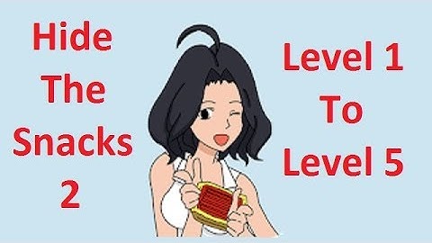 Hide The Snacks 2 walkthrough Level 1 To Level 5