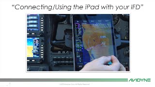 Connecting Using the iPad with your Avidyne IFD - Jan 2023 screenshot 4