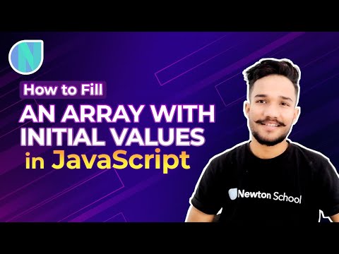 How to Fill an Array with Initial Values in JavaScript | JavaScript Array fill() Method - Gagan