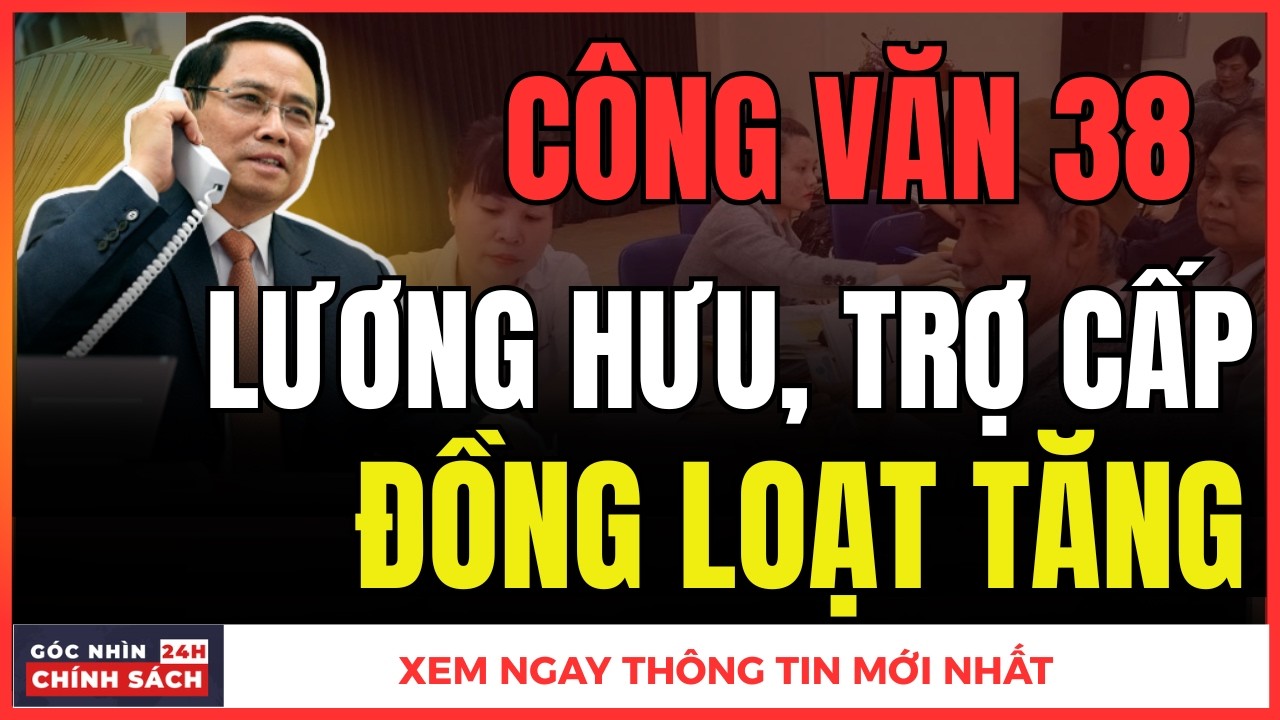 TIN VUI KHẨN: Điều Chỉnh LƯƠNG HƯU VÀ TRỢ CẤP Tháng 3 Năm 2026