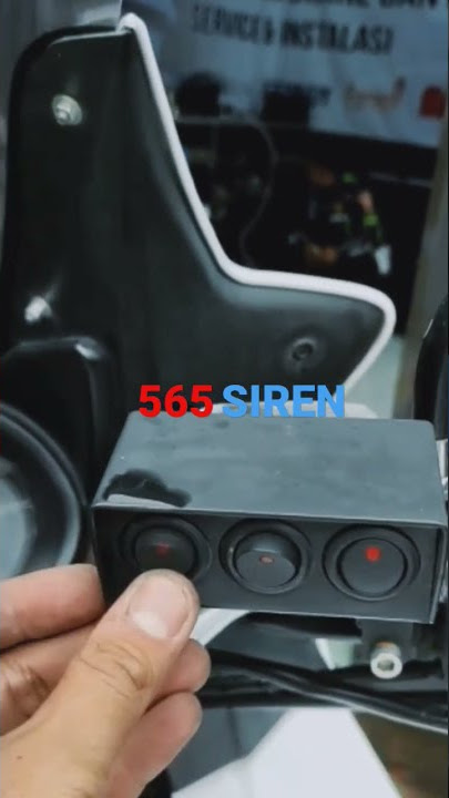 MOTOR POLISI BM Pengawalan instalasi strobo & Sirine