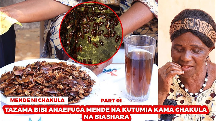 MAAJABU MAMA ANAEKULA MENDE ASIMULIA UTAMU ULIOPO KWENYE MENDE ATAJA FAIDA ZA MENDE