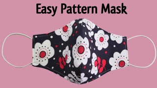 2 IN 1 Easy Pattern Face Mask | Face Mask Sewing Tutorial | Anyone Can Make This Mask | DIY mask