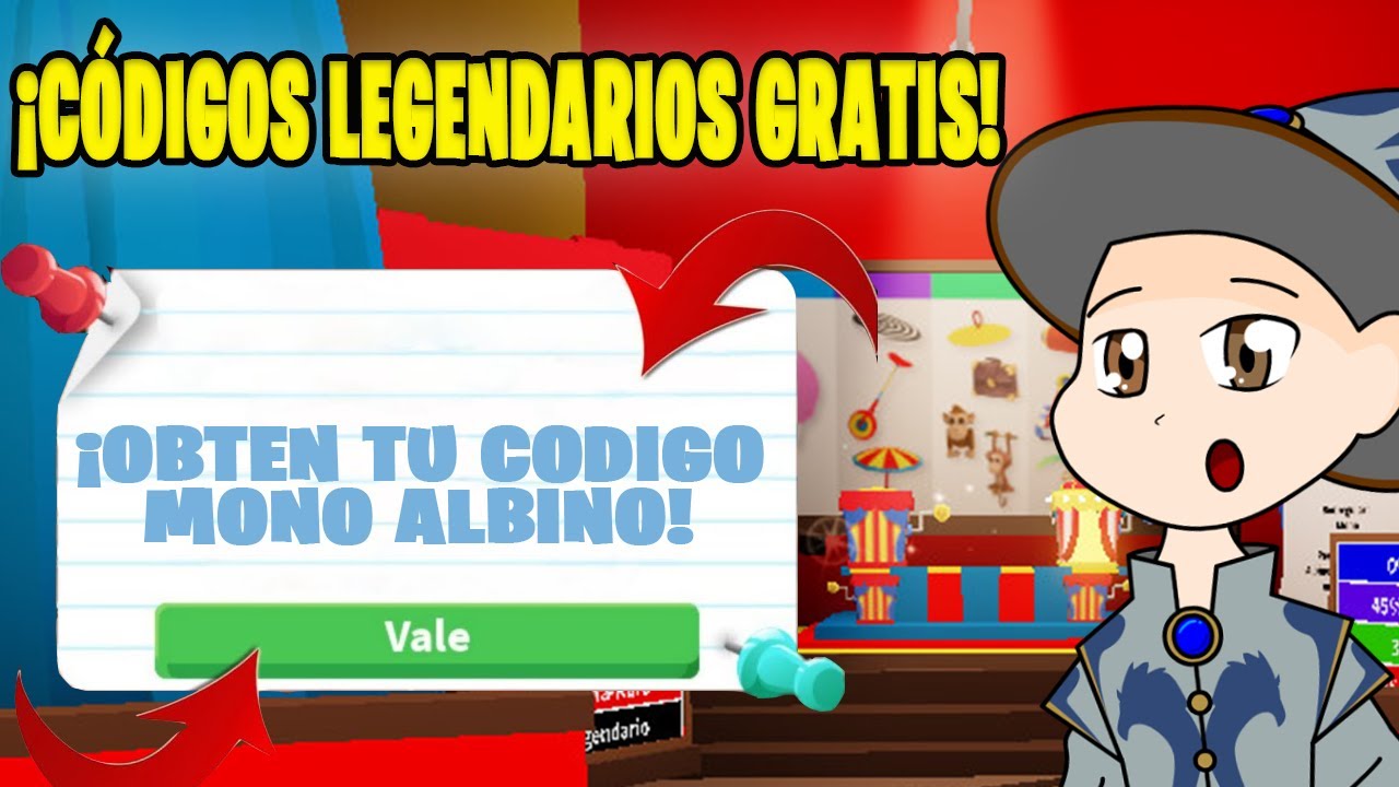 Nuevos Codigos Para Conseguuir Mascotas Mono Legendarias En Adopt Me Youtube - como poner codigos en roblox adopt me