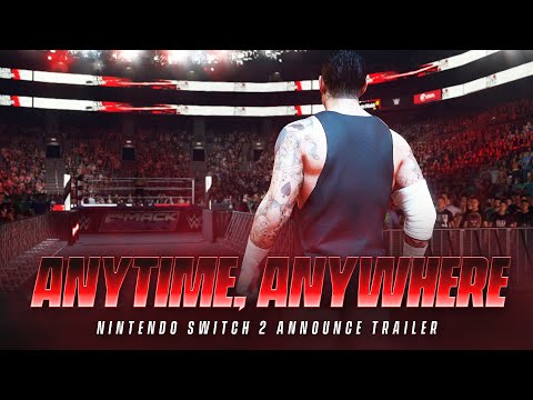 Anytime, Anywhere! Official WWE 2K25 Nintendo Switch 2 Announce Trailer | 2K