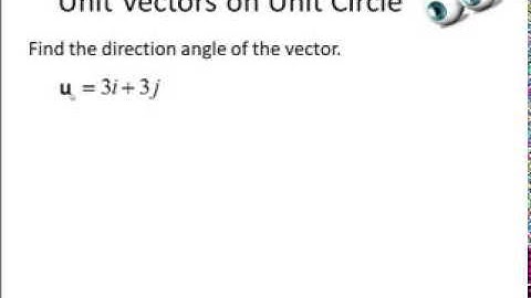 Trig 6.3b Vectors in a Plane