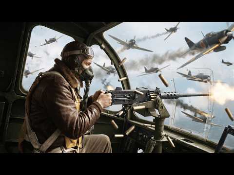 Quand 15 Zéro Japonais Ont Attaqué un B-17 — Le Mitrailleur Qui a Refusé de Mourir