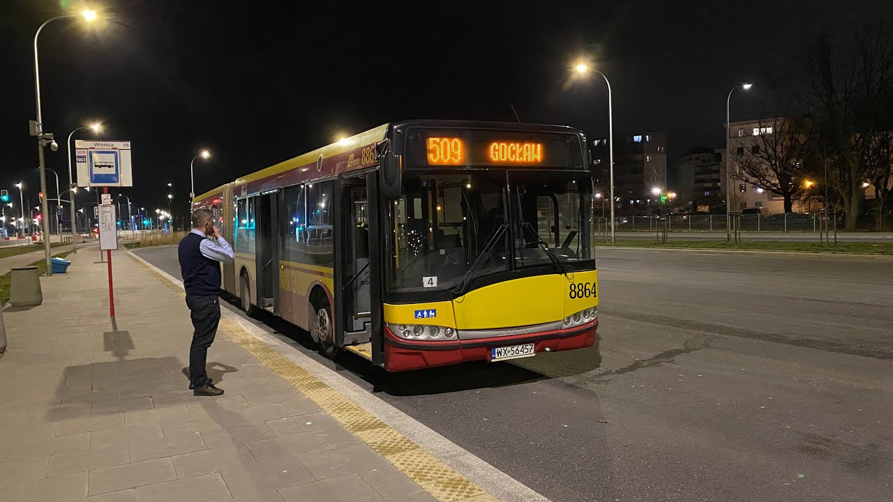 Przejazd Solaris Urbino 18 III #8864 (Linia 509) [4K]