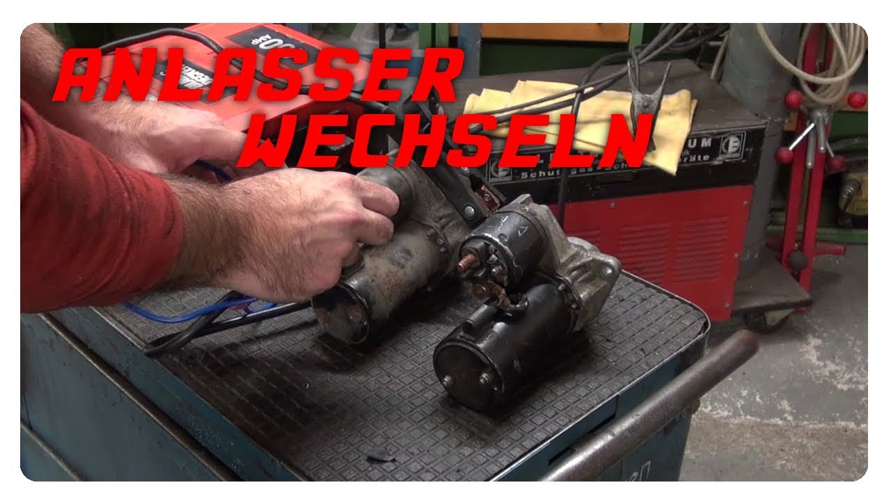 Anlasser Wechseln Vectra B 1 6 16v Youtube