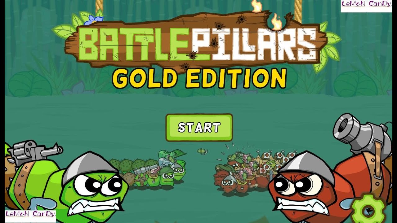 Indie game Battlepillars Gold Edition Campaign mode(Jungle Level 2