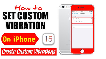 How to Set Custom Vibrations on iPhone | Change Vibration Settings | Create New Vibration Pattern