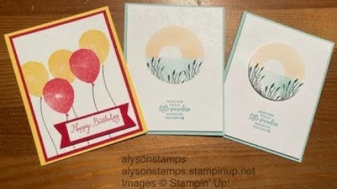 Masking & Reverse Masking Cards Stamping Tutorial Technique Tuesday