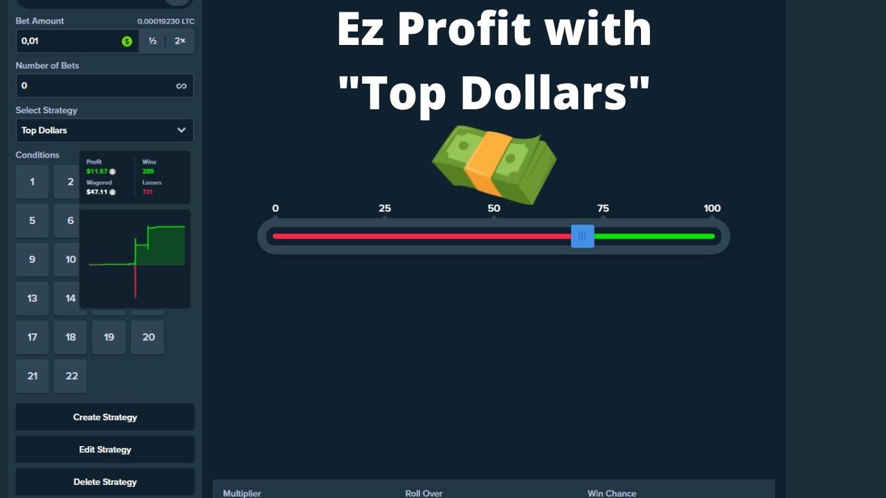 Insane dice strategy - GUARANTEED PROFIT? (Stake)