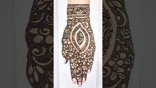 Front hand henna design Beautiful Mehndi design for beginners  #mehndi #henna #aestheic # shorts